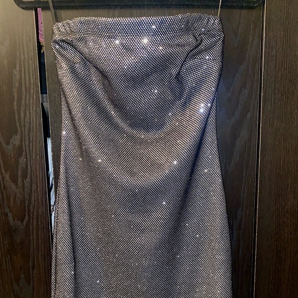 F21 Sequin Mini Strapless Dress - Picture 1 of 3